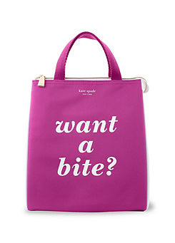 ’Want A Bite?’ Lunch Bag by Kate Spade