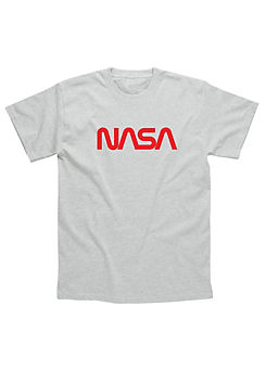 ’Worm’ Logo Printed Sports T-Shirt by NASA