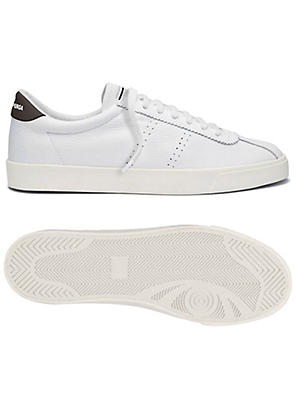 2843 Club S Comfort Leather Trainers by Superga Look Again