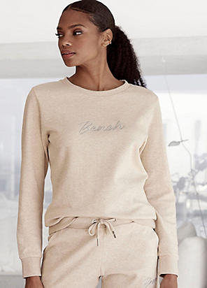 Bench. Loungewear Embroidered Sweat Jacket by Bench Loungewear | Look Again | Jacken