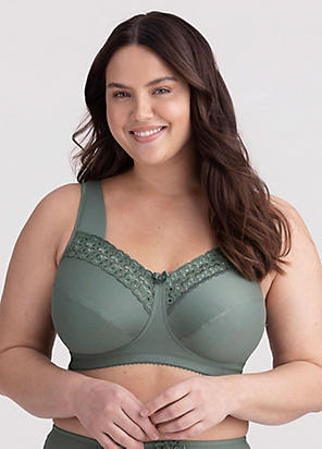 Broderie Anglaise Front Fastening Bra by Miss Mary of Sweden