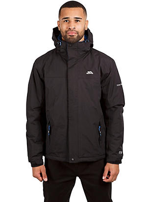 trespass mens donnelly waterproof jacket