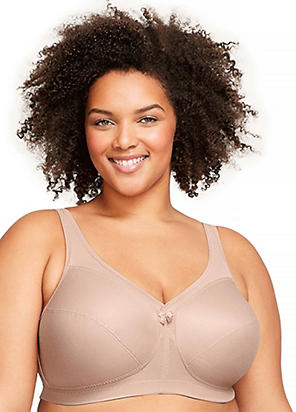 Full Figure Plus Size Magiclift Front Close Posture Back Support Bra by  Glamorise
