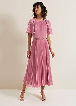 【Phase Eight】UK発！ Carey Sleeveless チェック Midi Dress Carey Sleeveless Check Midi Dress | Phase Eight ROW |