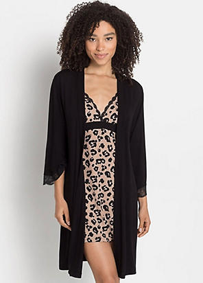 LASCANA Leopard Print Pyjama Playsuit