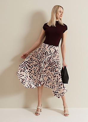 関税送料込☆【Phase Eight】Azalea Print Fil Coupe Dress Petite Azalea Print Fil Coupe Dress | Phase Eight UK |
