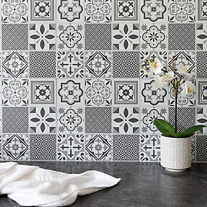 Moroccan Style Self-adhesive Waterproof Vinyl Wall Tiles by DC - Fix