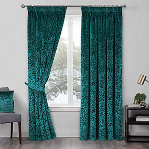 Taylor Embossed Velour Pair of Tiebacks by Home Curtains