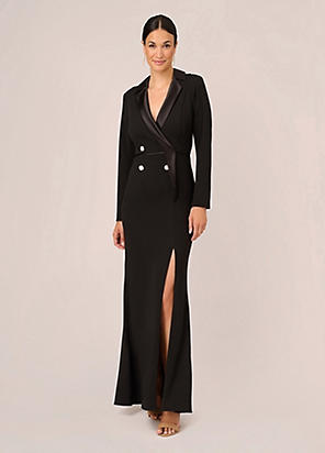 Studio Beaded Jersey Gown by Adrianna Papell Look Again