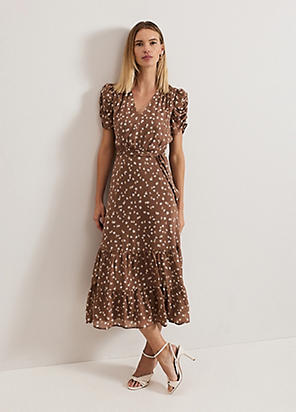 安心追跡付【Phase Eight】Maxineドット柄ジャンプスーツ PHASE EIGHT Maxine Polka Dot Chiffon Jumpsuit | endource