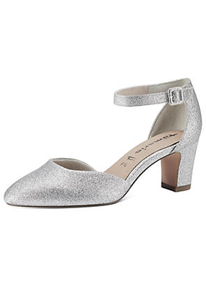 Ankle Strap Court Shoes by Tamaris Look Again