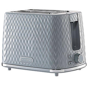 Stainless Steel Cream 2 Slice Toaster - 26551