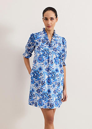 【PHASE EIGHT】Milly Linen Dress ミリーリネンドレス Milly Linen Dress | Phase Eight ROW |