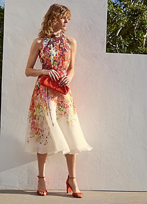 【Phase Eight】UK発 Diana フローラル 花 レース ミディ ドレス Diana Floral Lace Midi Dress | Phase Eight UK |
