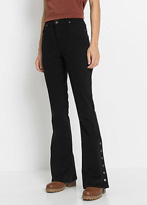 Stretch Bootcut Trousers by bonprix