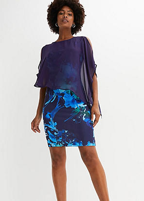 Stretch Chiffon Bias Dress by Adrianna Papell