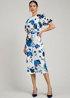 【関税込】PhaseEight ワンピース☆Amalie Floral Midi Dress, G Amalie Floral Dress | Phase Eight UK |