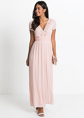 bonprix Ruched Maxi Dress