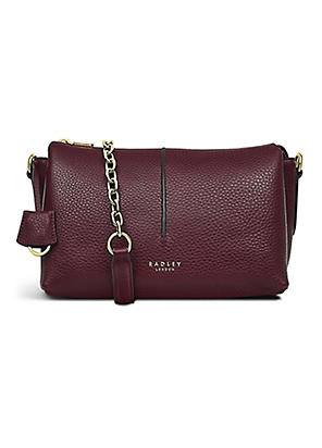 Radley Hanley Close Mini Flapover Shoulder Bag in Black