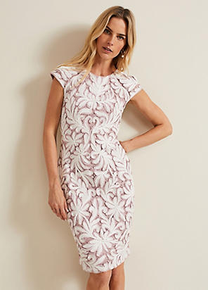 Daisy Lace Midi Dress by Phase Eight | Look Again