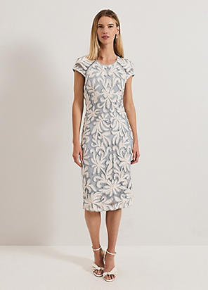 【 Phase Eight 】Karima レース ミディドレス Karima Tapework Dress | Phase Eight UK |