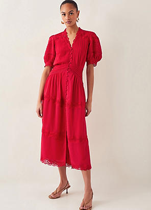 Senna Lace Midi Dress by Phase Eight | Look Again