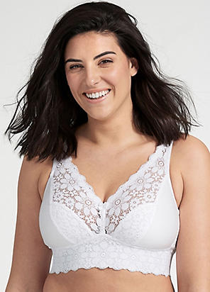 Smooth Lacy Underwired T-Shirt Bra by Miss Mary of Sweden