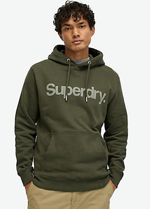 Large Logo Hoodie by Superdry Look Again
