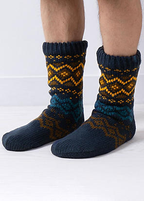 Totes toasties men's online slipper socks