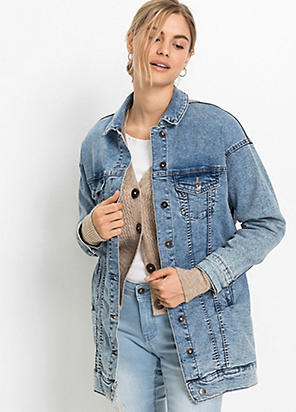 Short Sleeve Denim Jacket by bonprix