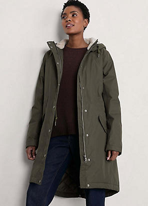 Green waterproof cheap parka womens