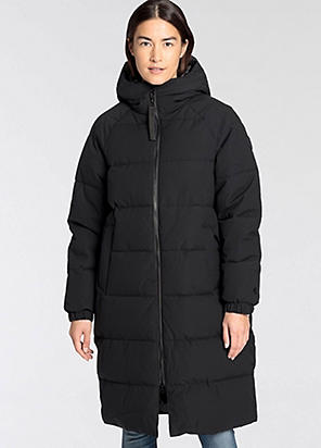 Navy Longline Quilted Coat, WHISTLES