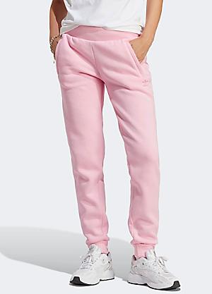 Pink adidas store joggers