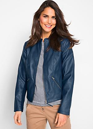 Ladies leather jacket sale size 18