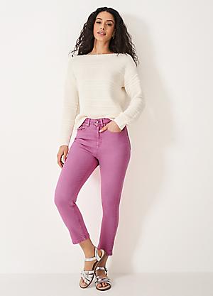 Pink jeans women hotsell