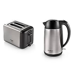 Russell Hobbs Groove Kettle & 2 Slice Toaster Bundle 26380BU