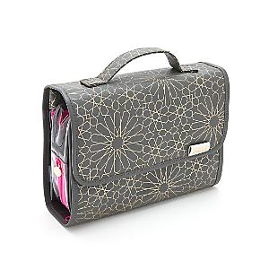 Kate' Hanging Wash Bag in Starflower Gold