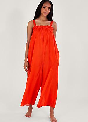 Shop for Orange Jumpsuits Playsuits Sale online at Lookagain