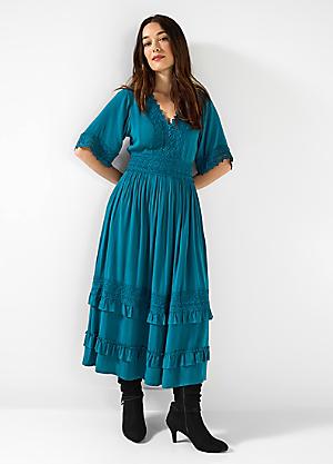 joe browns dresses size 18 Joe Browns Summer Days Printed Maxi Dress  luscious scarves
