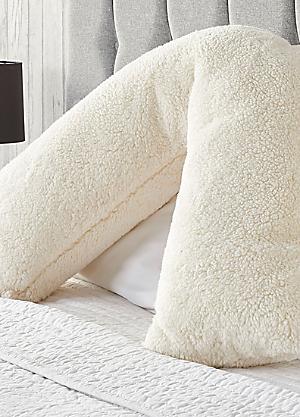 Shop for Downland | White & Cream Downland Fluffy Fleece Range Pillow