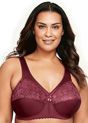 LASCANA Discreetly Transparent Lace Underwired Bra