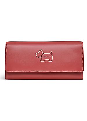 RADLEY LONDON, Bags, Radley London Fruit Dogs Medium Leather Bifold Wallet  Pink