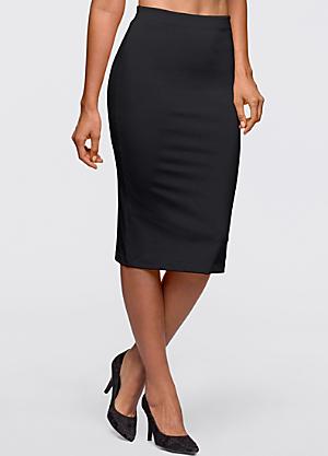 High waisted outlet black work skirt