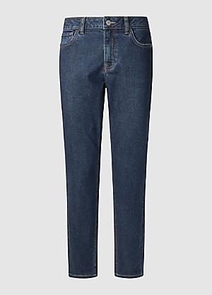 Pepe Jeans Women's Low-Waist Straight Leg Jeans - Stretch Denim With Back Pocket Stitching
