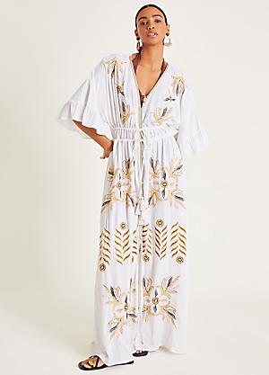 Monsoon white maxi dress hotsell