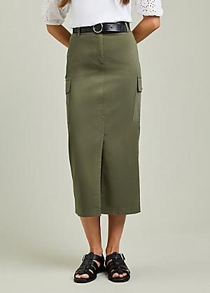 Khaki skirt size 18 hotsell