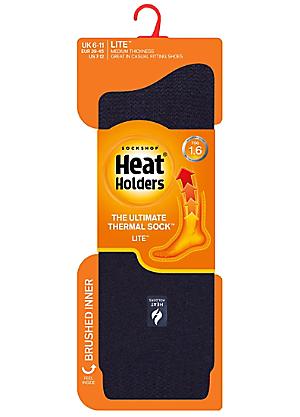 Men's Heat Holders Thermal Socks Lite - Stripe by Drew Brady