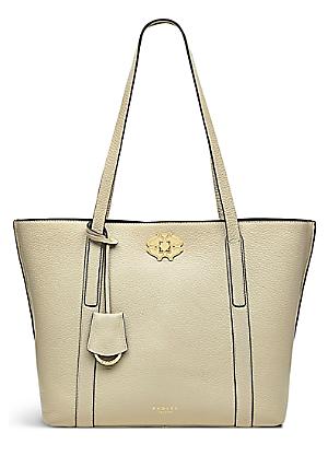 Radley Evergreen Large Canvas Tote Bag in White