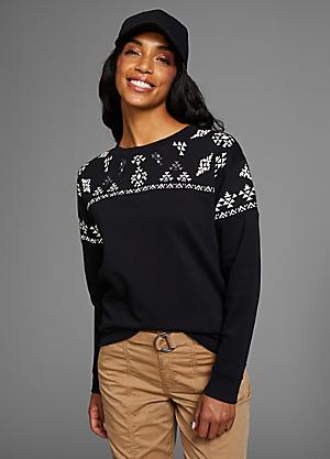 Shop for Size 24 Black White Jumpers Cardigans Womens online at Lookagain