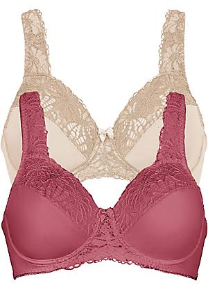 Pack of 2 Support Bras by bonprix